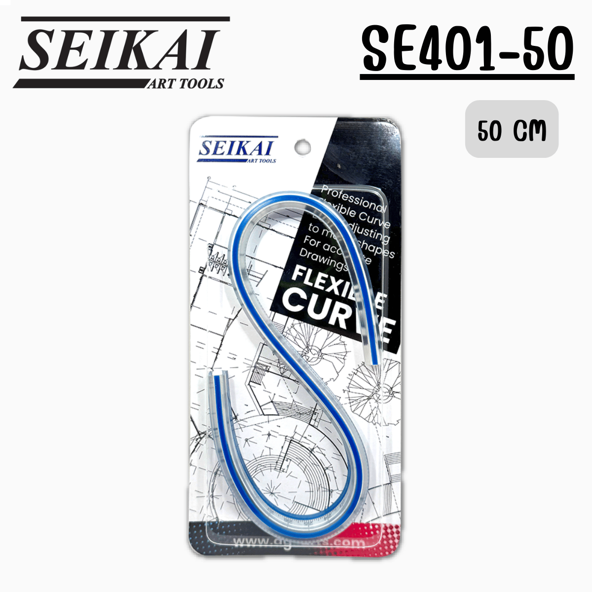 Ruler Snake Bone SE401-30 SE401-40 SE401-50 SE401-60 Design Drafting ...