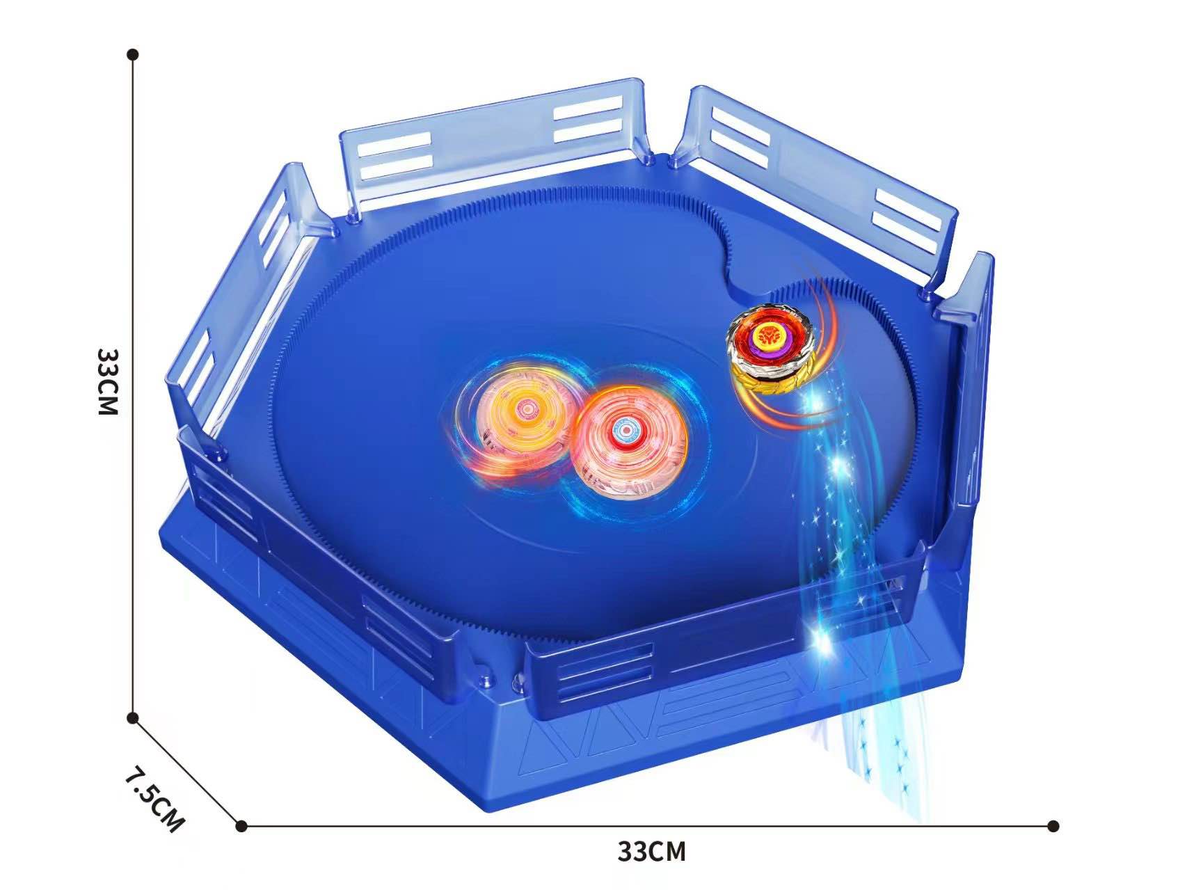 BEYSUPER X Beyblade Race Track Top For Racing Add Fun To Play Toys ...