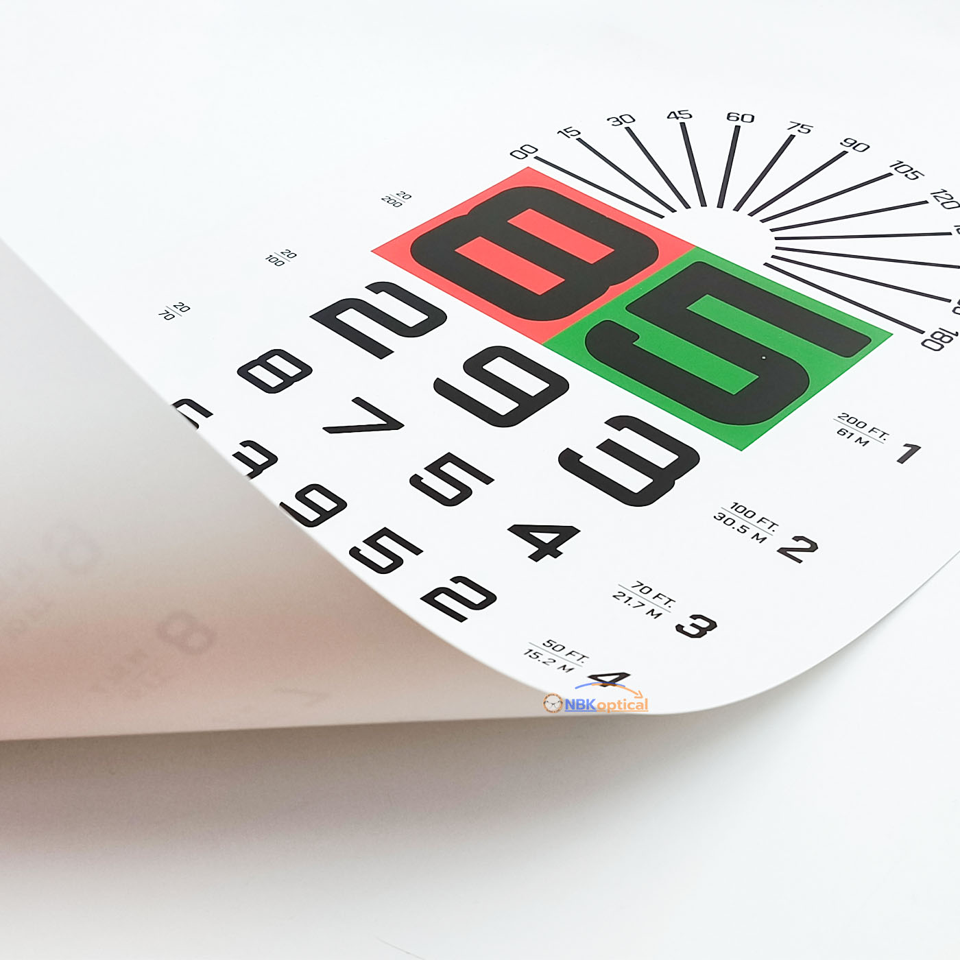 Long-Range Vision Measuring Plate 6m Distance (Printed On Paper) Art ...