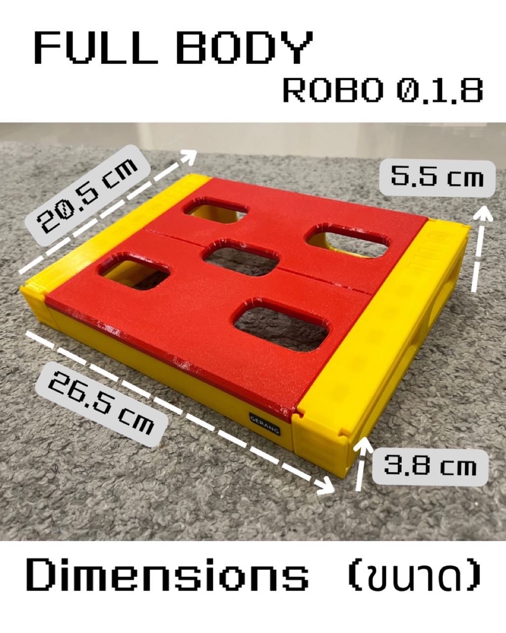 Gerang ROBO Board Guitar Effect Detachable Connect To A Large Guitar ...