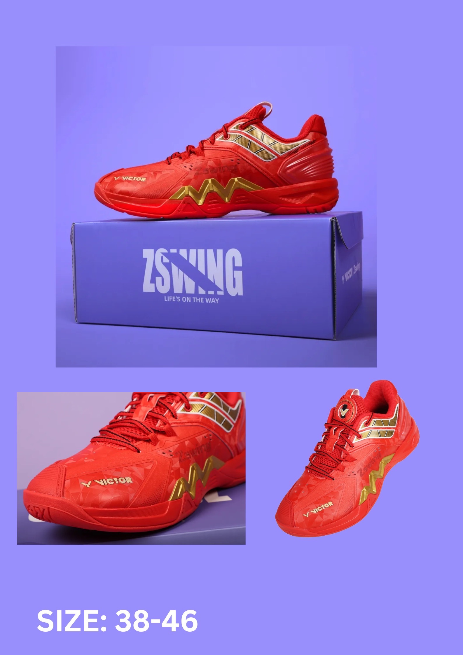 VICTOR Badminton Sports Shoes Model P8500 Nitrolite ZSW (ZSWING) HYQ ...