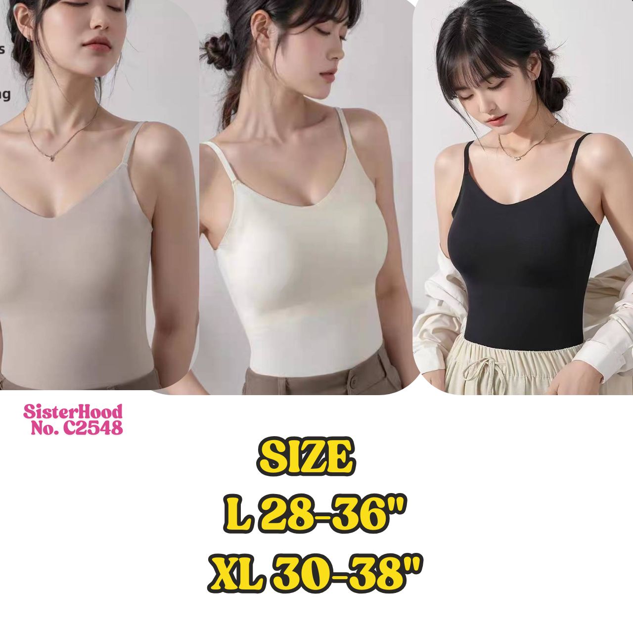 Spaghetti Strap Top Seamless Fabric Soft And Cool Comfortable To Wear ...
