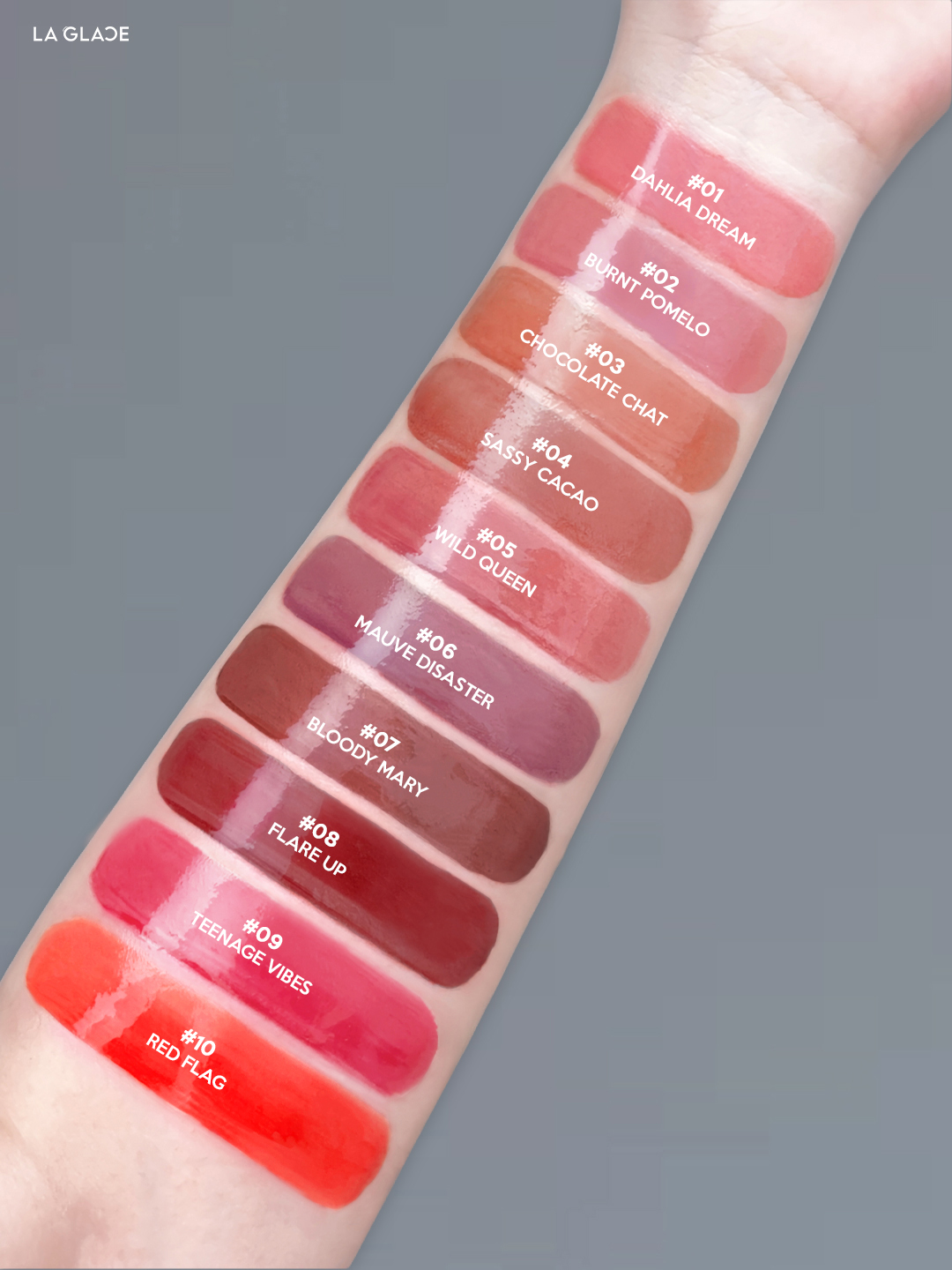 LA GLACE-Flextopia Glassy Tint 4 g. Laglass Lip Lip Tint | Shopee ...