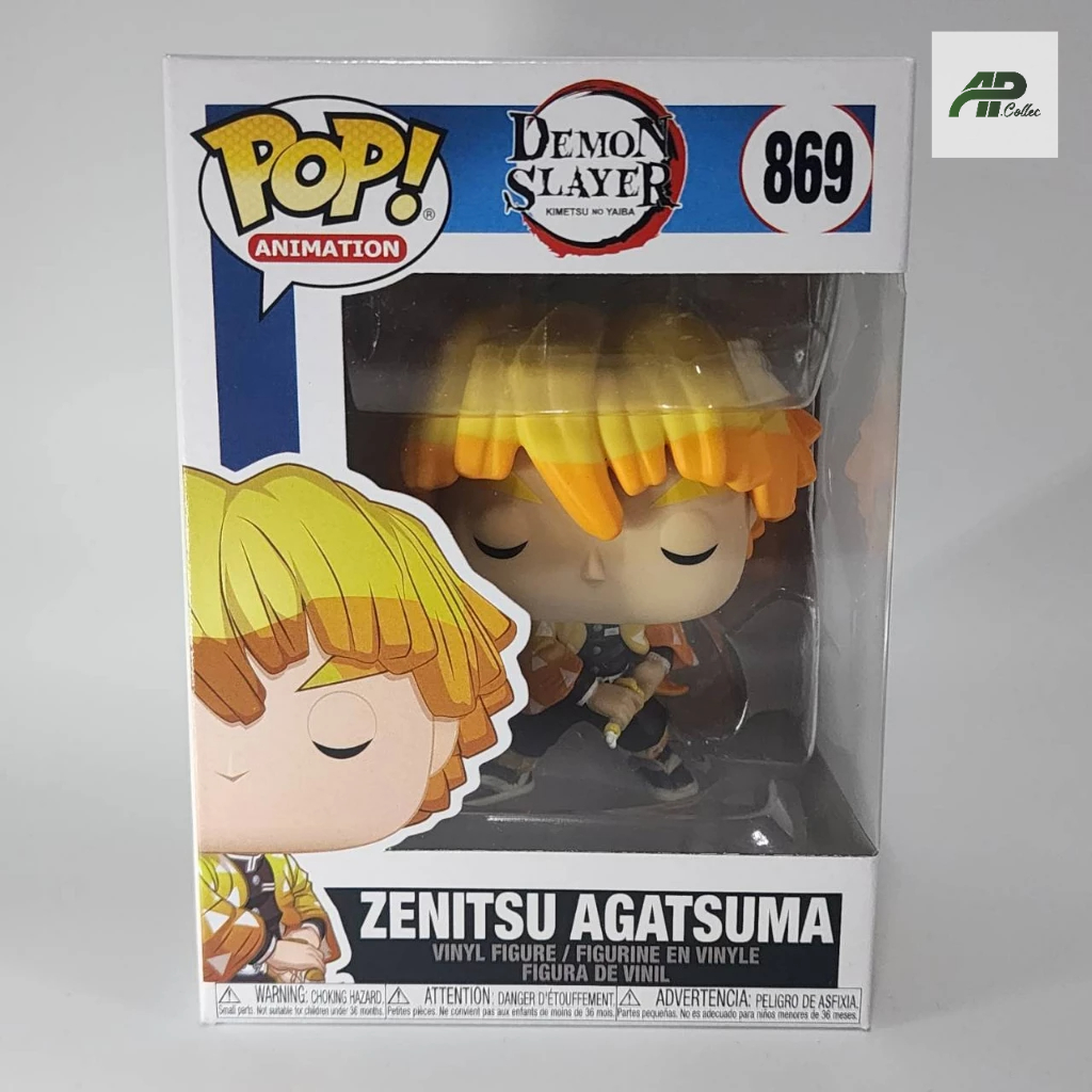Funko Pop! Animation Demon Slayer Zenitsu Agatsuma Figure #869 main image 1