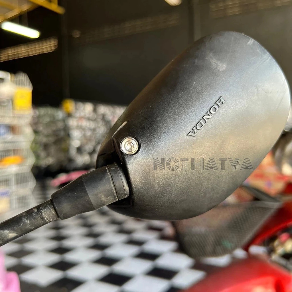Honda Mirror Rear Nut Can Fit All Models 1 Set Be 2 Pieces Only Used ...