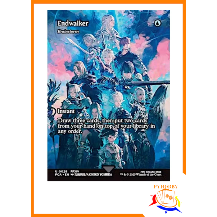 brainstorm mtg final fantasy Illustrated by Justin Hernandez rhystic study final fantasy mtg