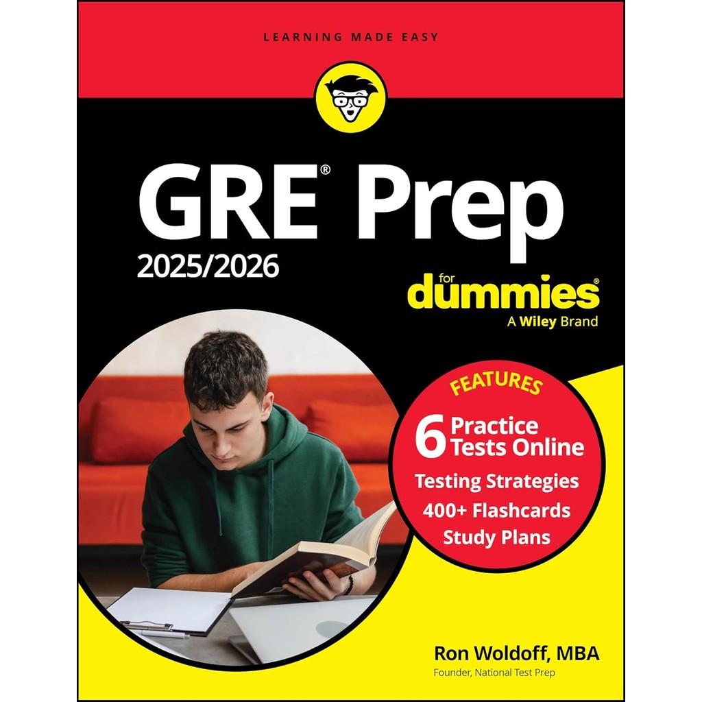 Chulabook|c321|Book Books|GRE PREP PLUS 2025-2026 FOR Dumpies: 6 ...