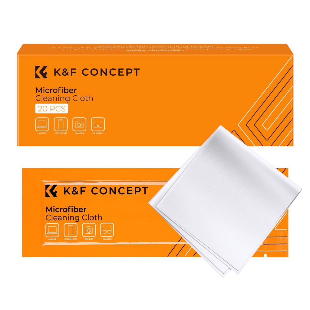K&F Concept 1/2/5/10/20pcs Camera Lens Cleaning Cloth High Quality
