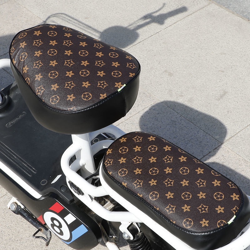 Electric Bike Seat Cushion Cover Waterproof Sunscreen Electric