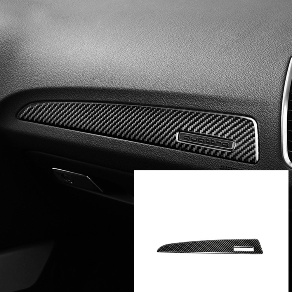 Audi 8R Q5 SQ5 Co-Pilot Instrument Trim Carbon Fiber Interior Sticker ...