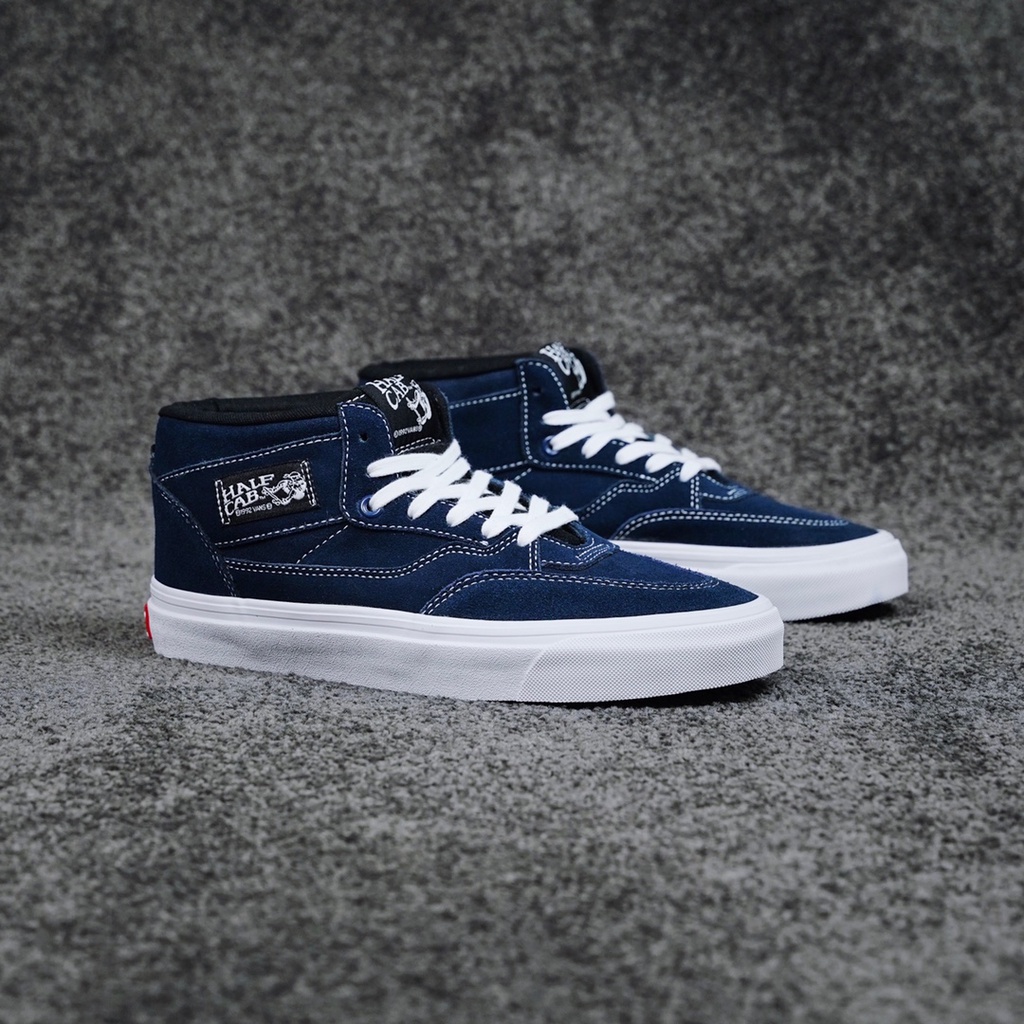 Vans Half Cab Blue Skateboarding professional fashion high top classic