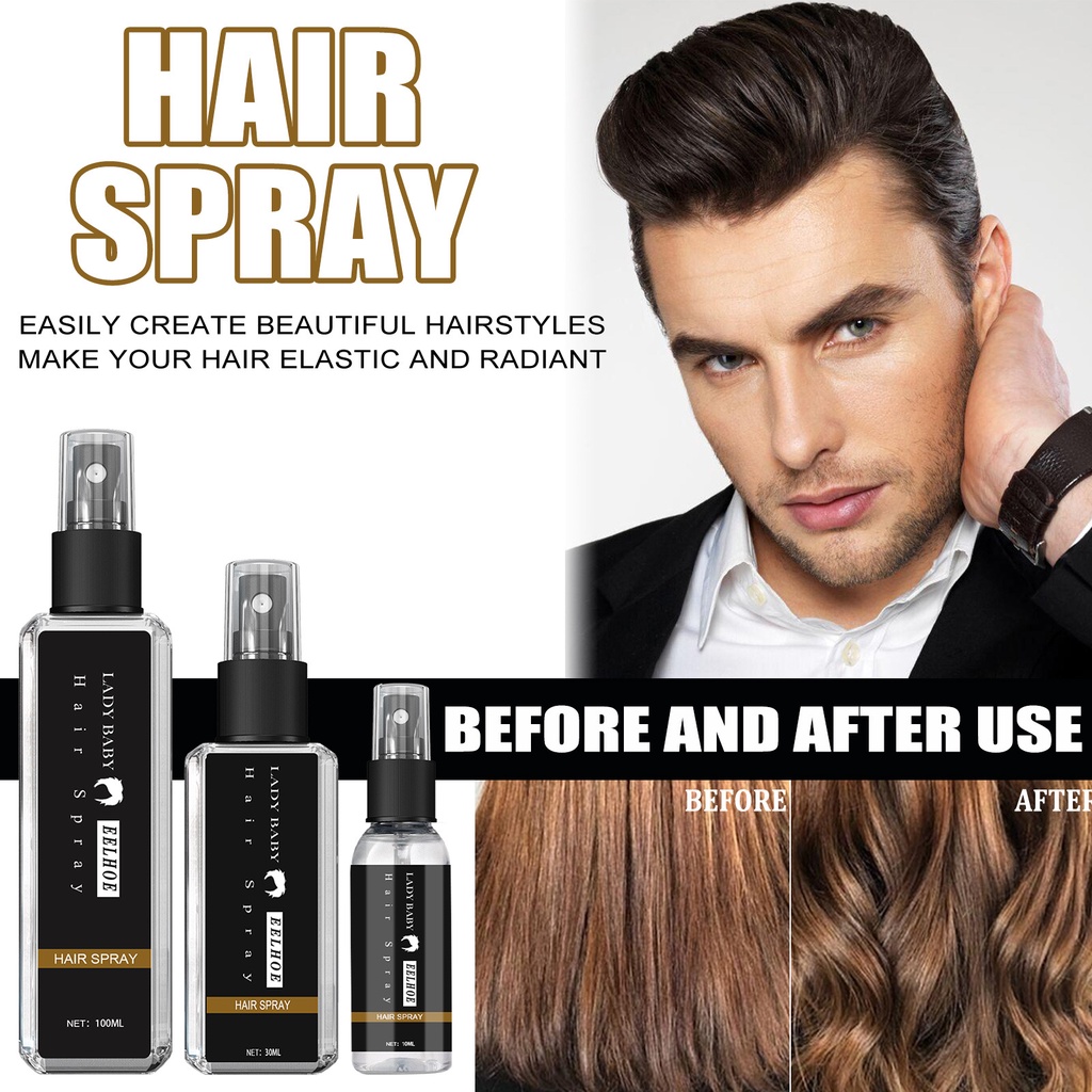 EELHOE Men's Hair Moisturizing and Setting spray Fragrant and Lasting ...