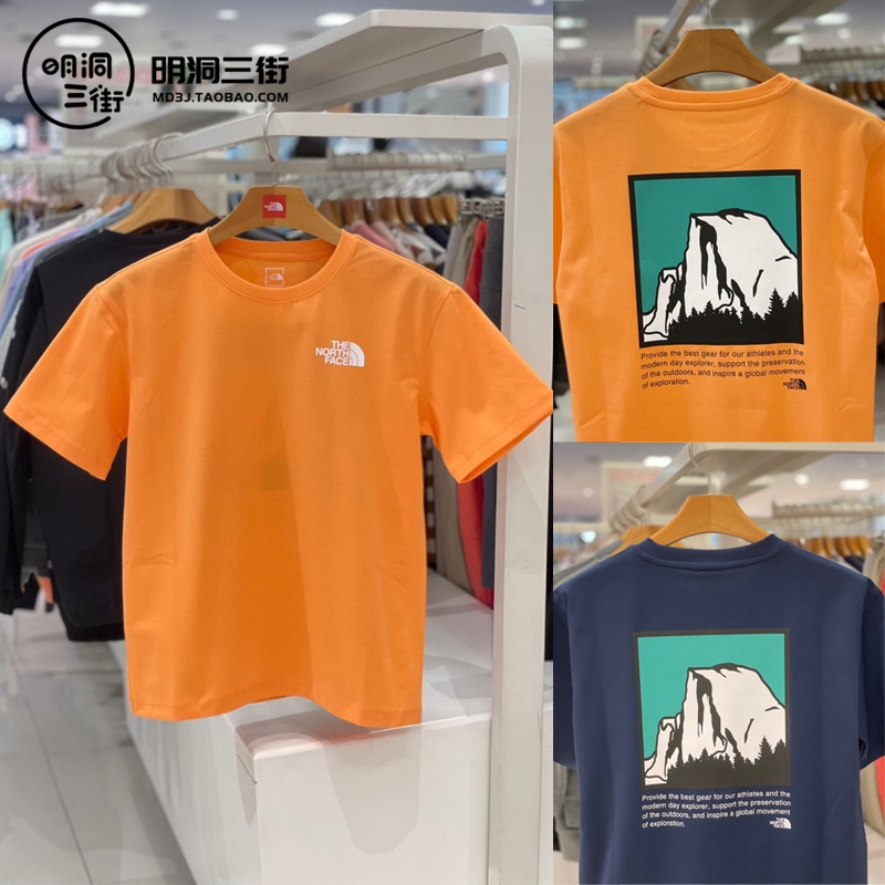 THE NORTH FACE Men's and Women's Lovers' Crew Neck Short Sleeve T-Shirt ...