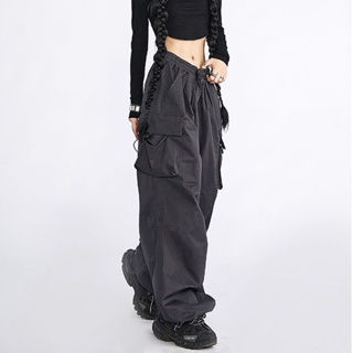 Baggy Parachute Cargo Pants For Women