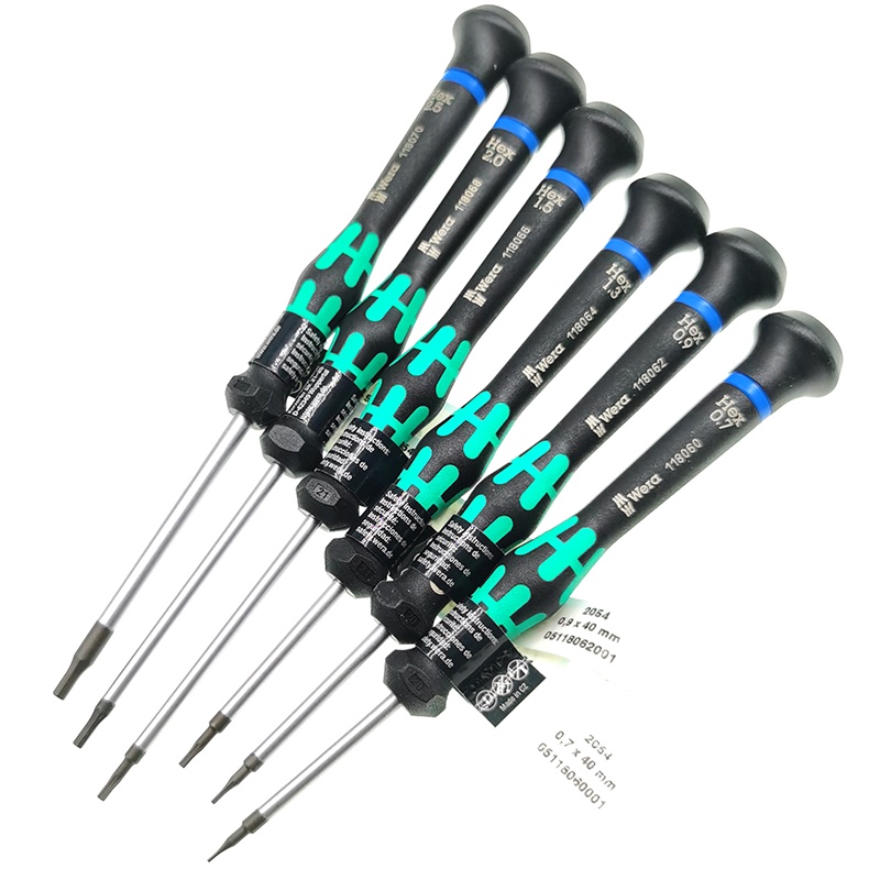 WERA German Vera Metric Inner Hex Screwdriver 2054-0.7 0.9 1.3 1.5 2 3 ...