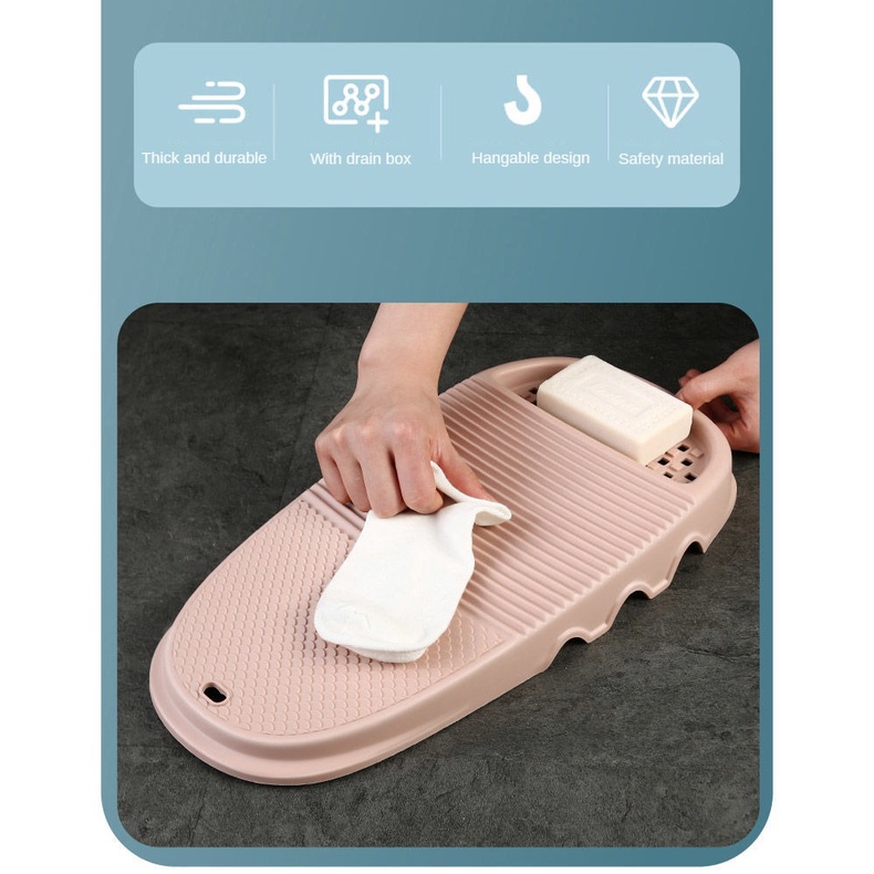 HYHJH Plastics Clothes Washboards Laundry Board Household Hand Washing