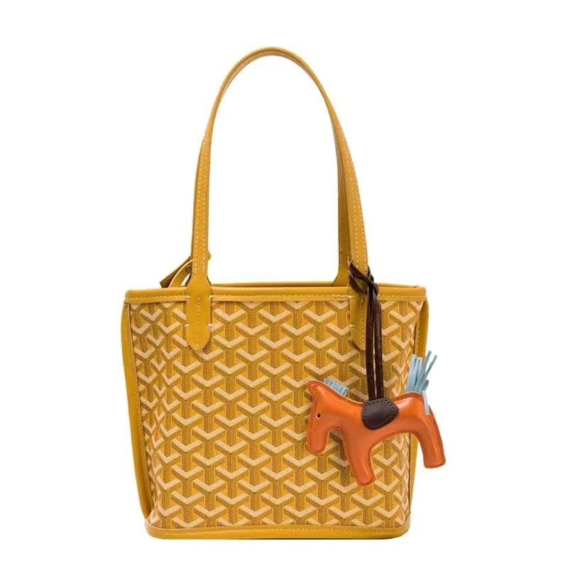 2023 Women Goyard Dog Tooth Bag Large Capacity Tote Mother Bag