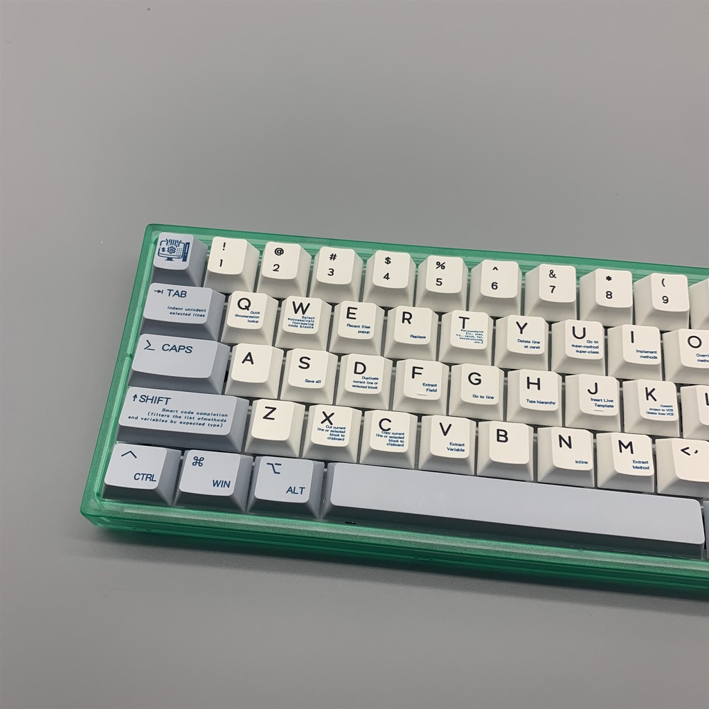 Programmer-996 Cherry Profile Keycap 125 Keys Keycaps Set for Outemu ...