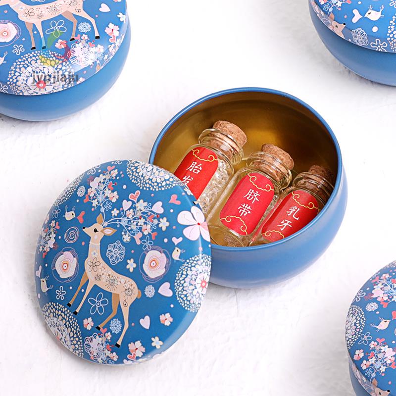 Fetal Hair Souvenir Umbilical Cord Collection Box Baby Fetal Hair