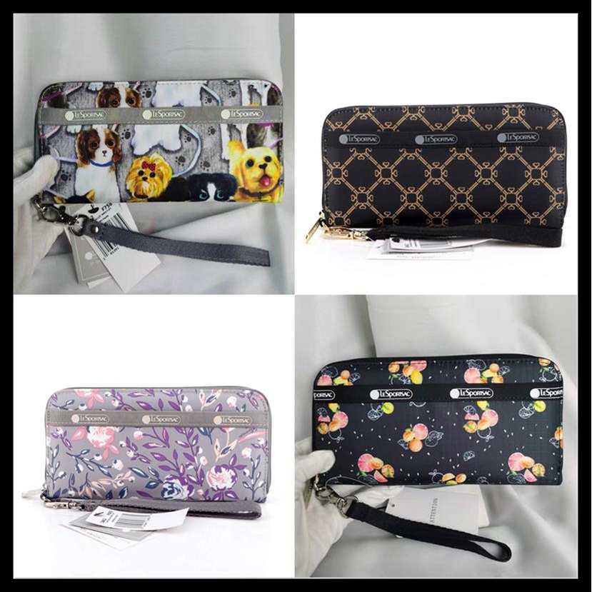 Lesportsac New Style Long Wallet/Fashion Wrist Strap Detachable Female