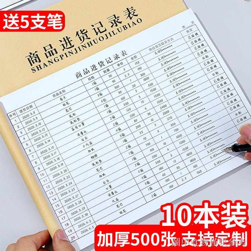 Commodity Purchase Record Sheet Access Inventory Registration Details ...