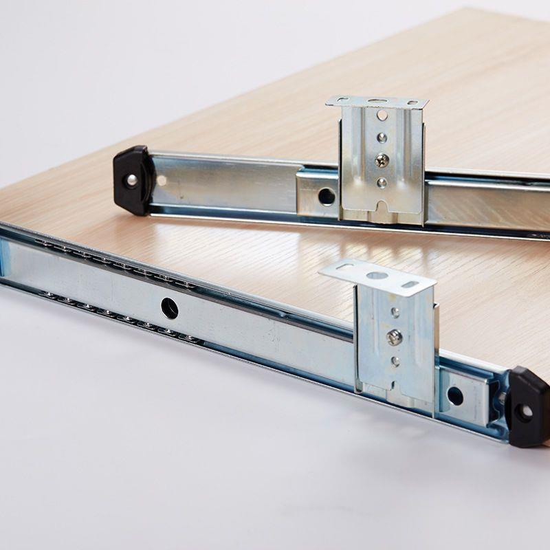 [New Rail Bracket] Computer Keyboard Bracket Track Computer Desk Slide ...