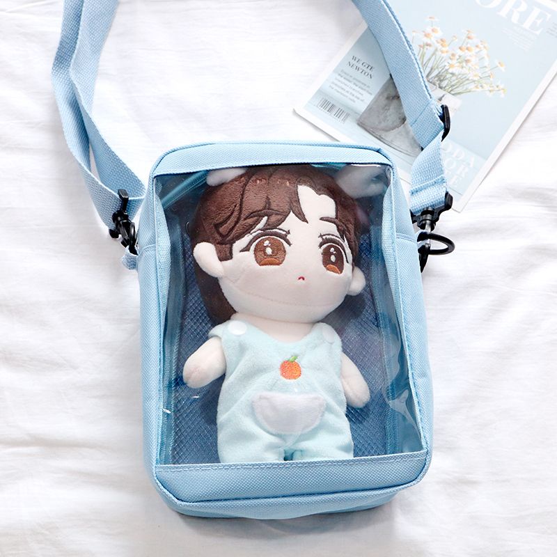 Cute Mini Clear Crossbody Bag Fashion Casual 20cm Anime Doll Shoulder ...