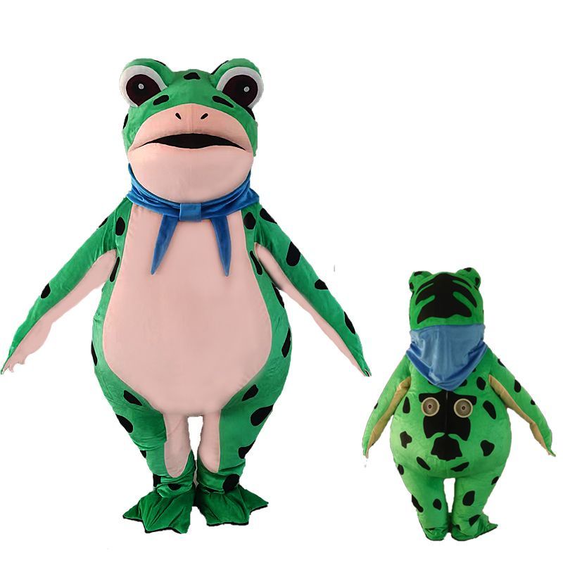 Lone Oligo Frog Doll Costume Inflatable Toad Man Wear Walking Thin ...