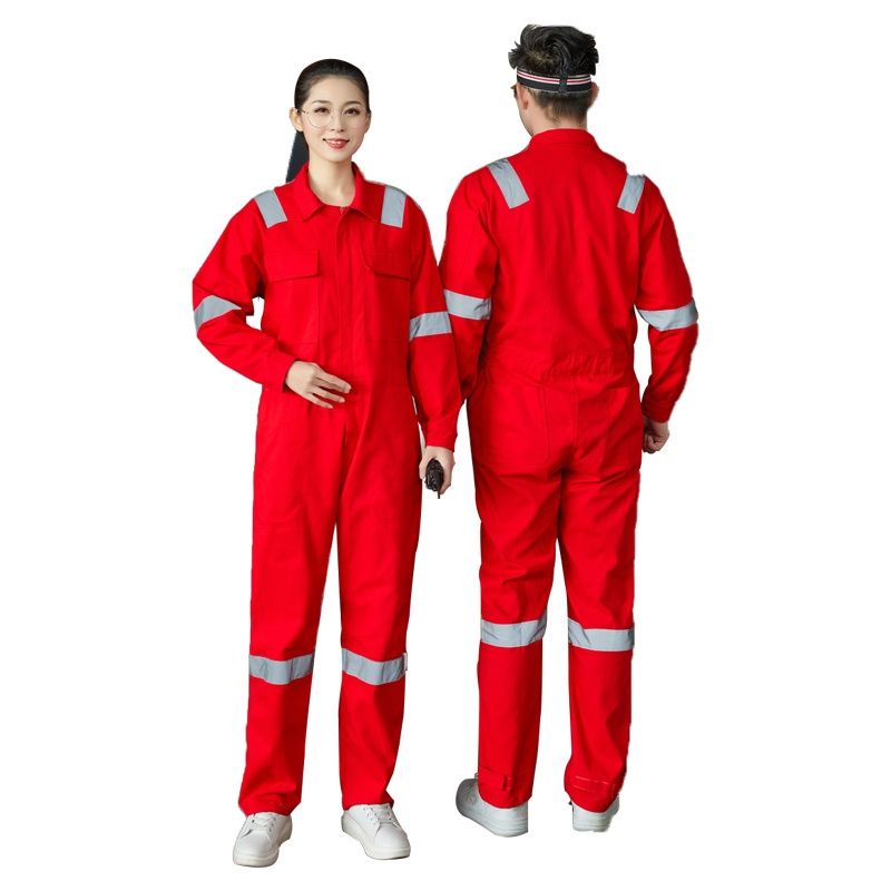 PPE Safety Jumpsuit Work Safe Coverall Workwear Reflector Loose Cargo