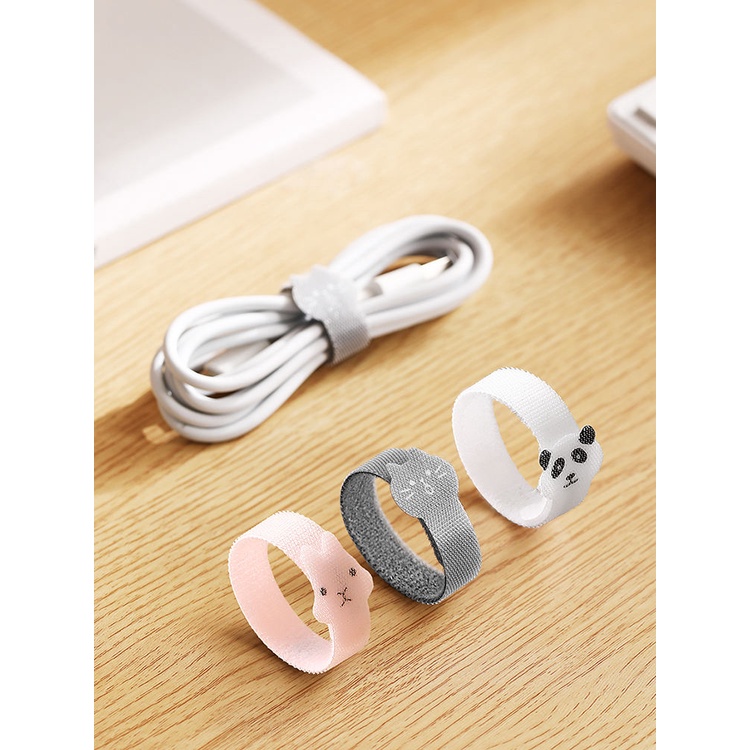 Data Cable Storage Handy Tool Velcro Cable Tie Cable Organizer Computer ...