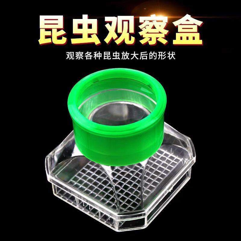 Insect Box Insect Observation Box with 3 Times Magnifying Glass