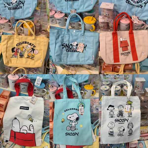 Miniso MINISO MINISO Snoopy Series Cute Fun Printing Simple Handbag ...