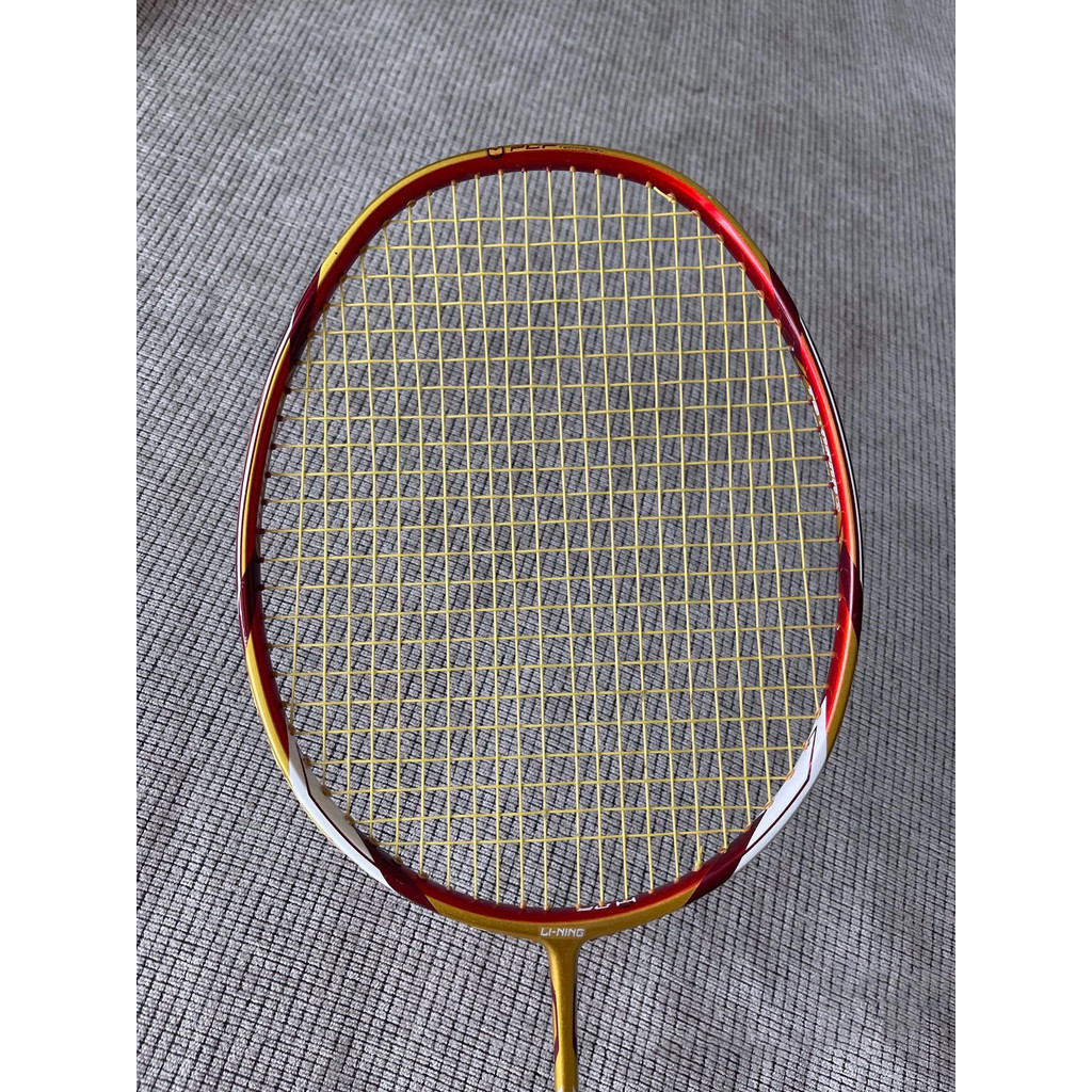 【Ready Stock】Li Ning Badminton Racket WOODS N90 II Gold Specialized