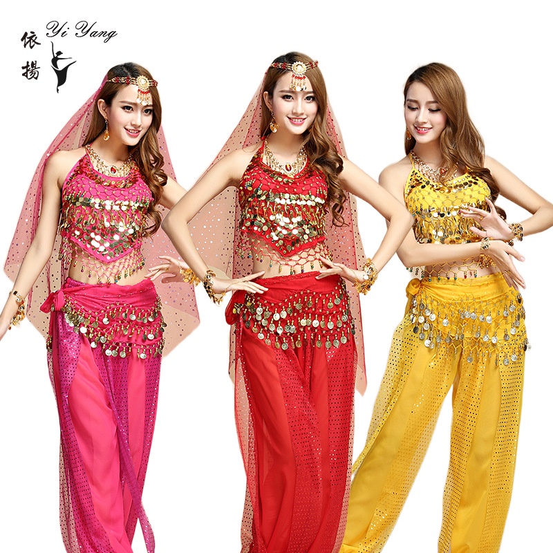 Belly Dance Costume Indian Dance Costume Practice Costume Folk Dance ...