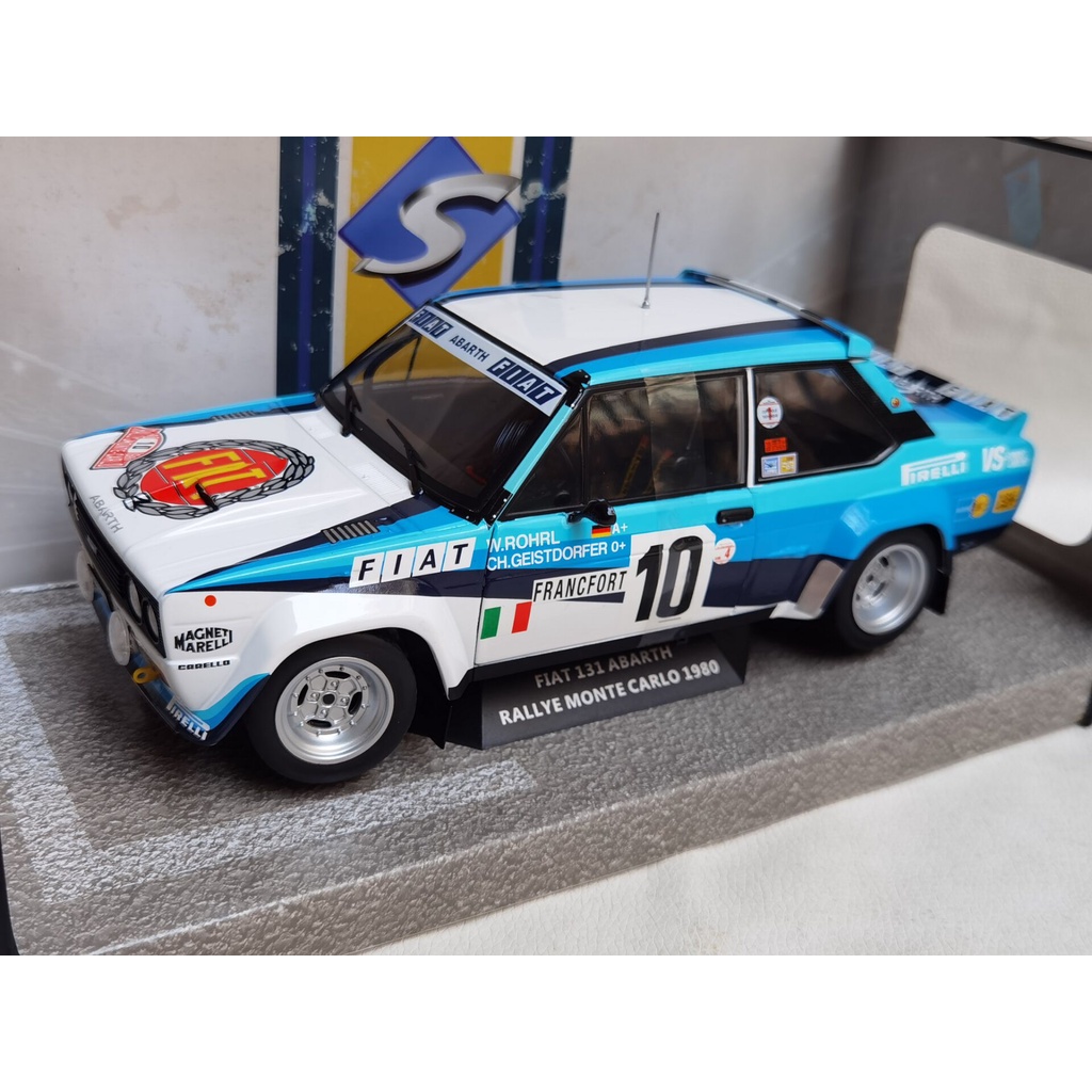 Solido 1/18 FIAT 131 ABARTH 1980 #10 Fiat Racing Model | Shopee Philippines