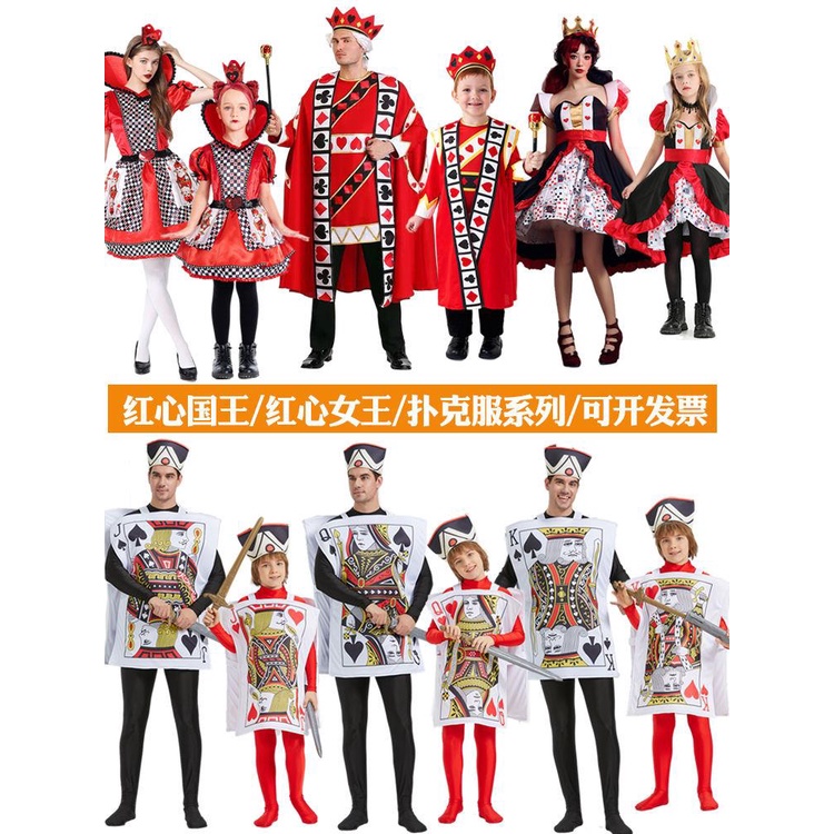 Alice In Wonderland Queen Of Hearts Costume For Women Poker Red Heart - Foto 4