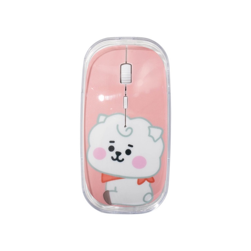 KPOP BT21 Wireless Mouse Rechargeable Silent Gaming Mouse For Laptop ...
