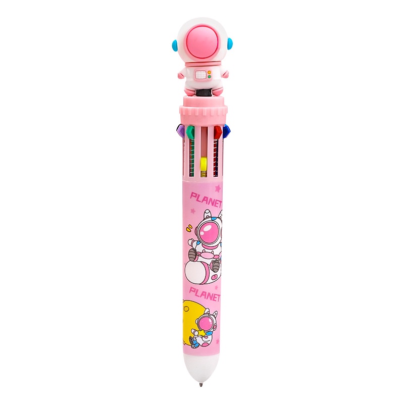 Cartoon Astronaut 10 Color Ballpoint Pen Student Creativity Spaceman ...