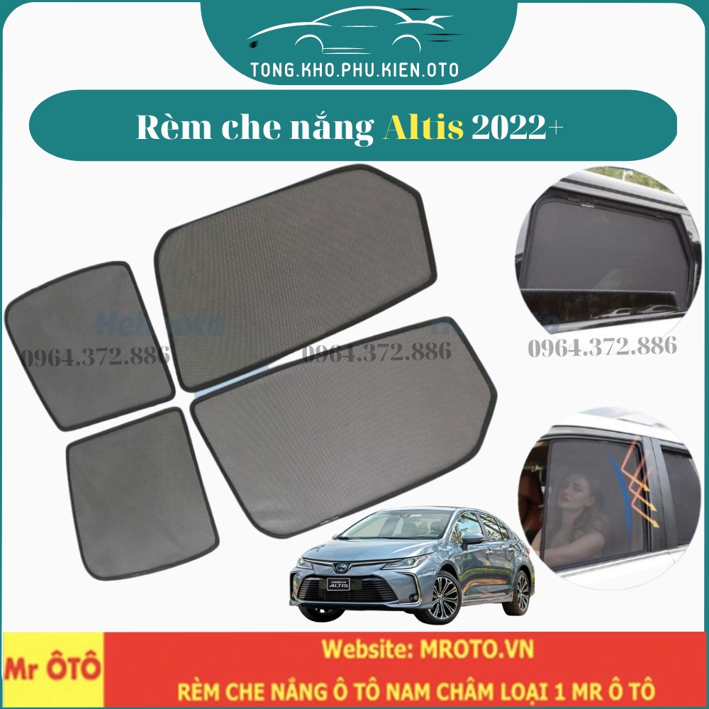 Toyota Altis 2022 Car Sunshade Type 1 Mr Car, Thick Fabric, Good Sun
