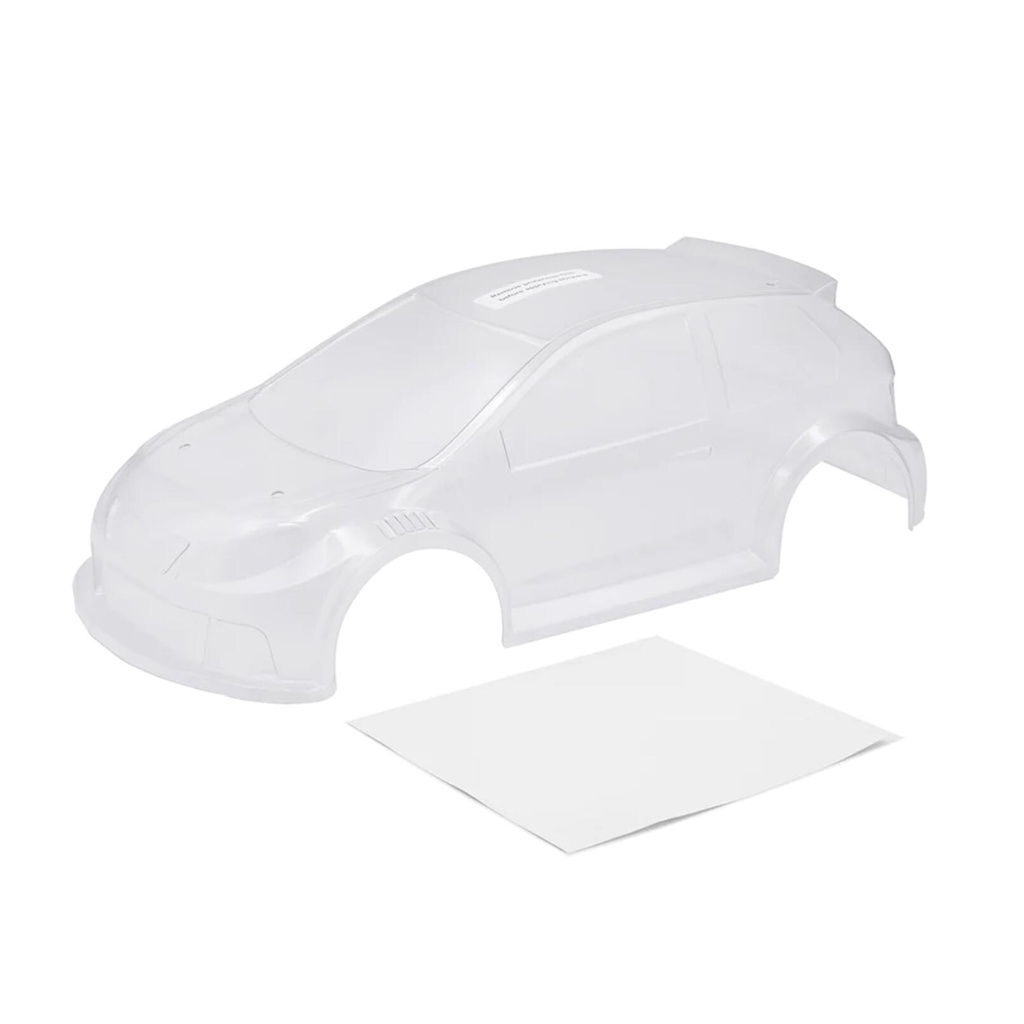 LC Racing L6264 EMB-RA Rally Polycarbonate Body - CLEAR Unpainted with ...