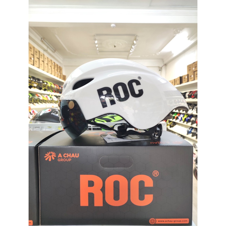 Md16 ROC BIKE HELMET (WITH GLASSES + HOOD + CAT HANDLE) GENUINE ROC ...