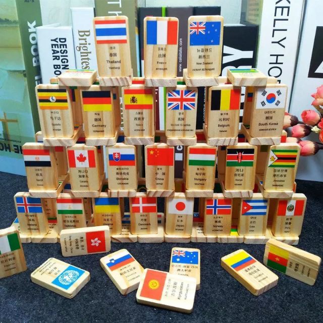 Toy Domino 100 Flag Flag Countries Around The World Smart Toy Store Shopee Philippines