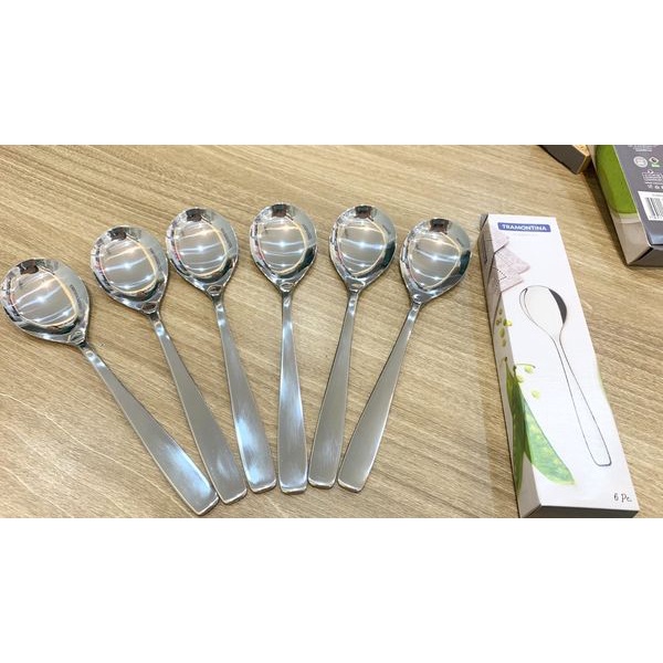Essentials Tramontina set of 6 spoons - Made in Brazil | Shopee Philippines