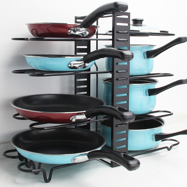 7-8 tier pot and pan rack, neat and tidy pan rack (smart kitchen ...