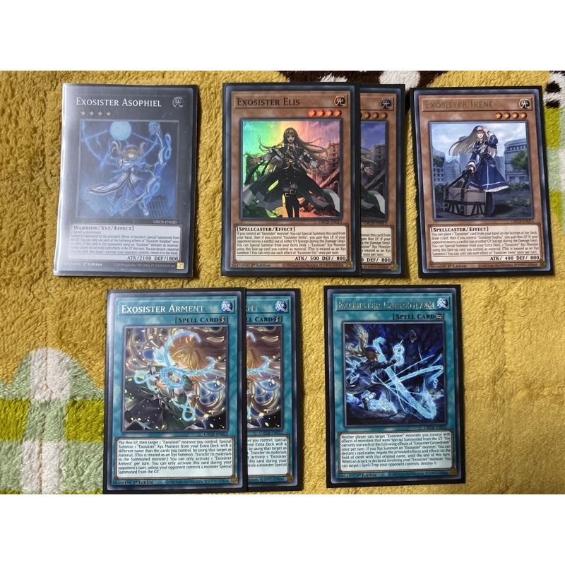 Yugioh Exosister Card Set | Shopee Philippines