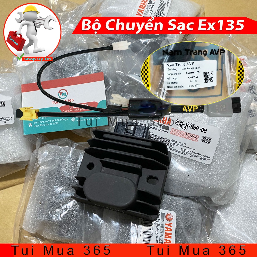 Exciter 150 charging adapter set for Exciter 135 (5 numbers), Exciter ...