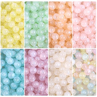 Glass Loose Pearls 6mm 8mm 10mm Glossy Craft Beads Spacers DIY