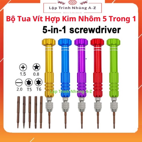 [Embedded Programming A-Z][G31] 5-in-1 Aluminum Alloy Screwdriver Set ...
