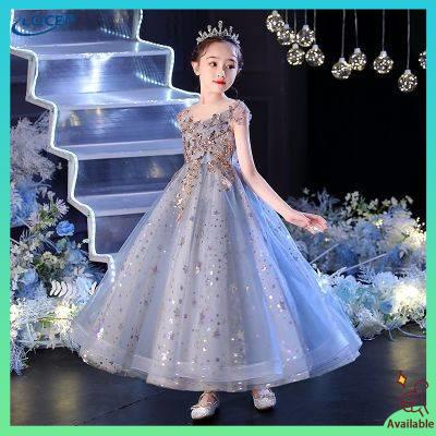 gown for kids gown for kids girl 7 years old Girls High-end Dress ...