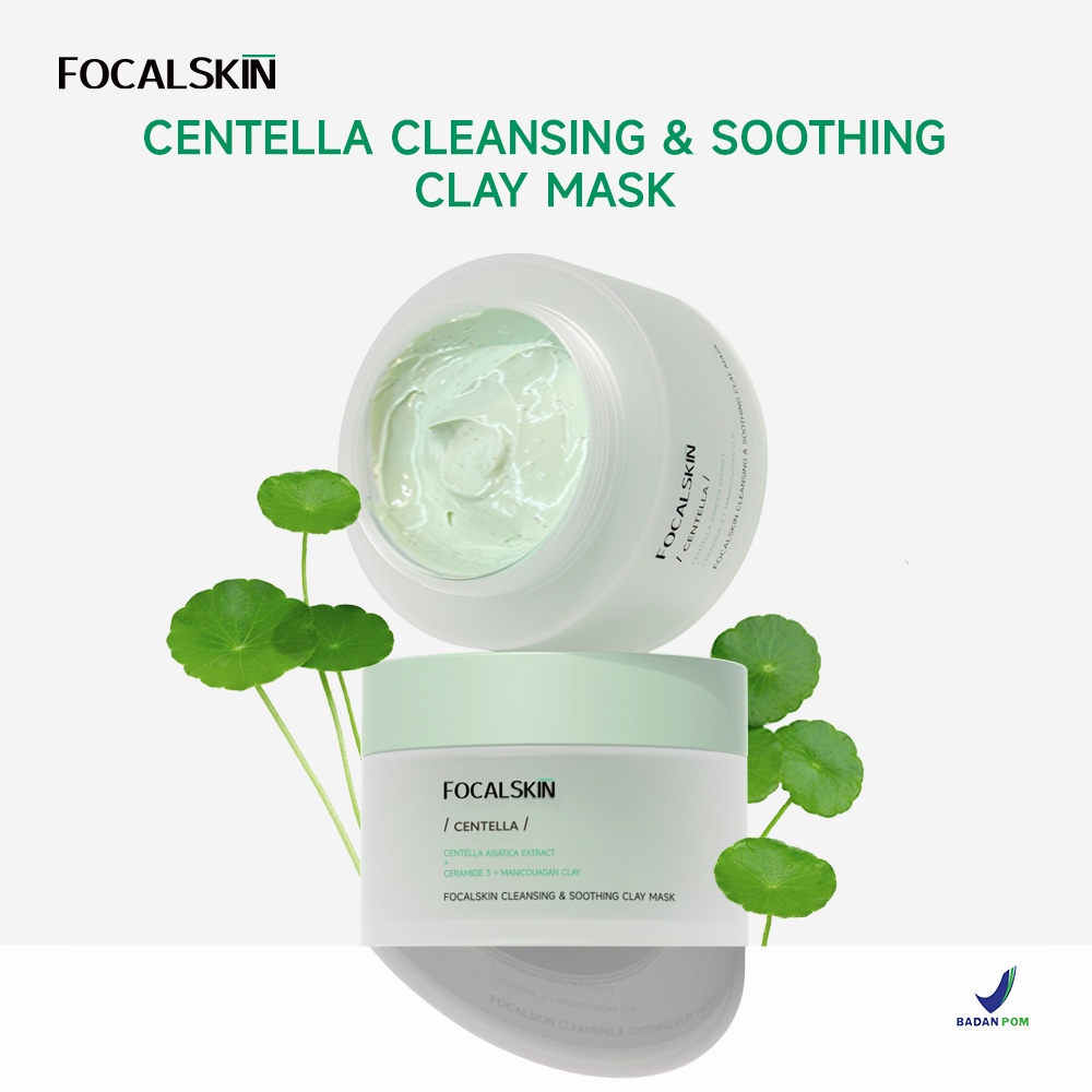 Focalskin Centella Mask Anti Pores & Acne Clay Mask Moisturizing Oil